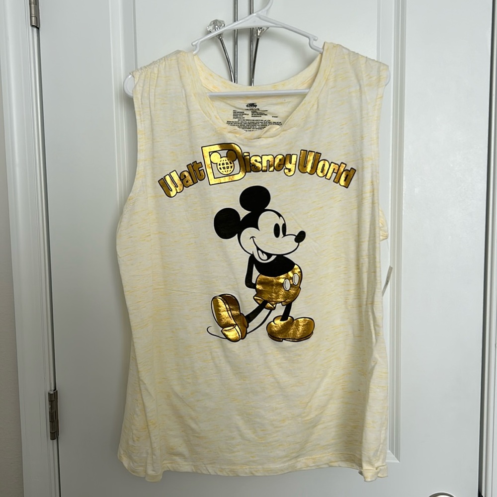 Mickey Mouse Disney tank NWT L